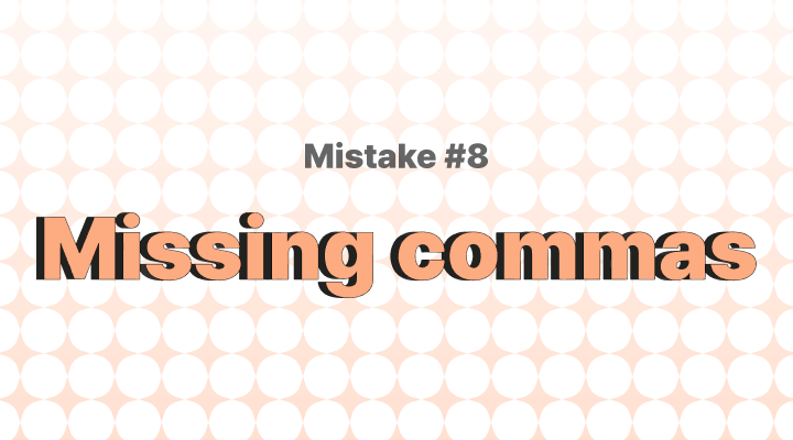 日本人が間違えやすい英文法 8 – 句読点