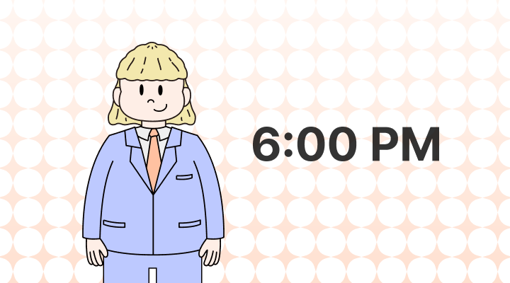 退社英語で(Go home, Leave work, Finish work, Get off work, Clock out差異)