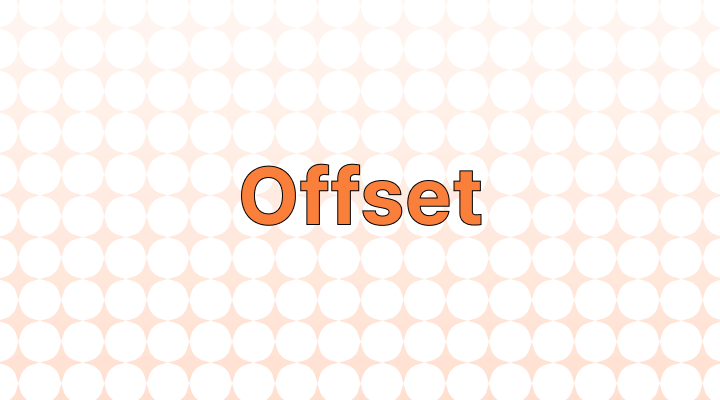 Offset意味と例