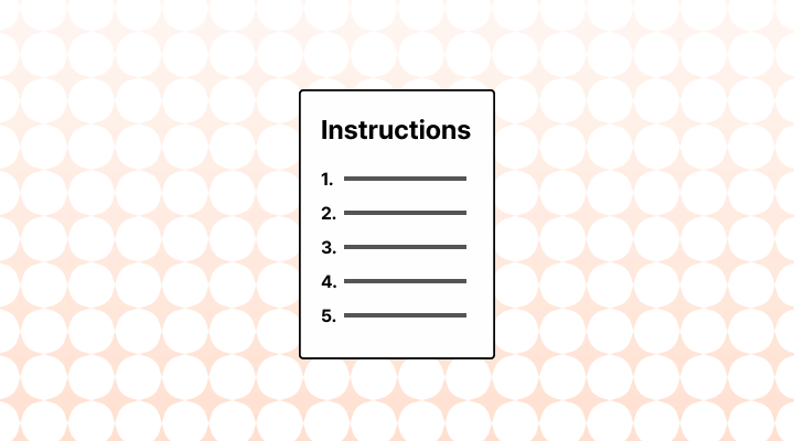 Instructions意味と例
