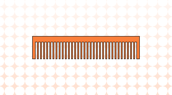 櫛英語で(Comb, Hairbrush差異と意味)